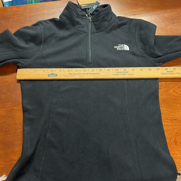 The north face 100wt glcr Qz women pullover 1/4 zip - Picture 8 of 12